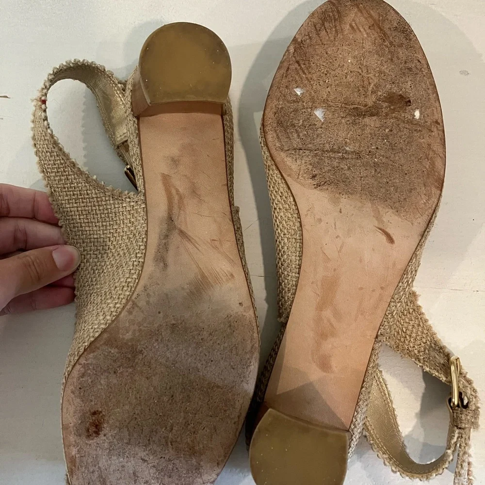 STUART WEITZMAN Tweed Bow Kitten Heel - Picture 5 of 6